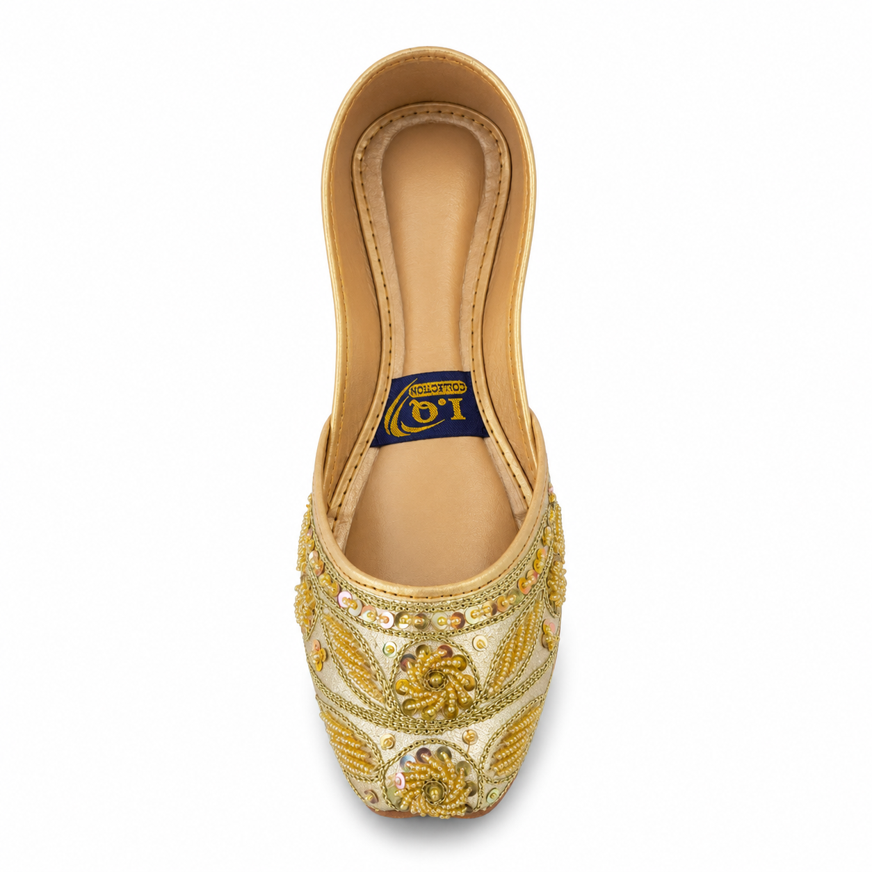 ORNATE GOLD KHUSSAY/FLORAL
