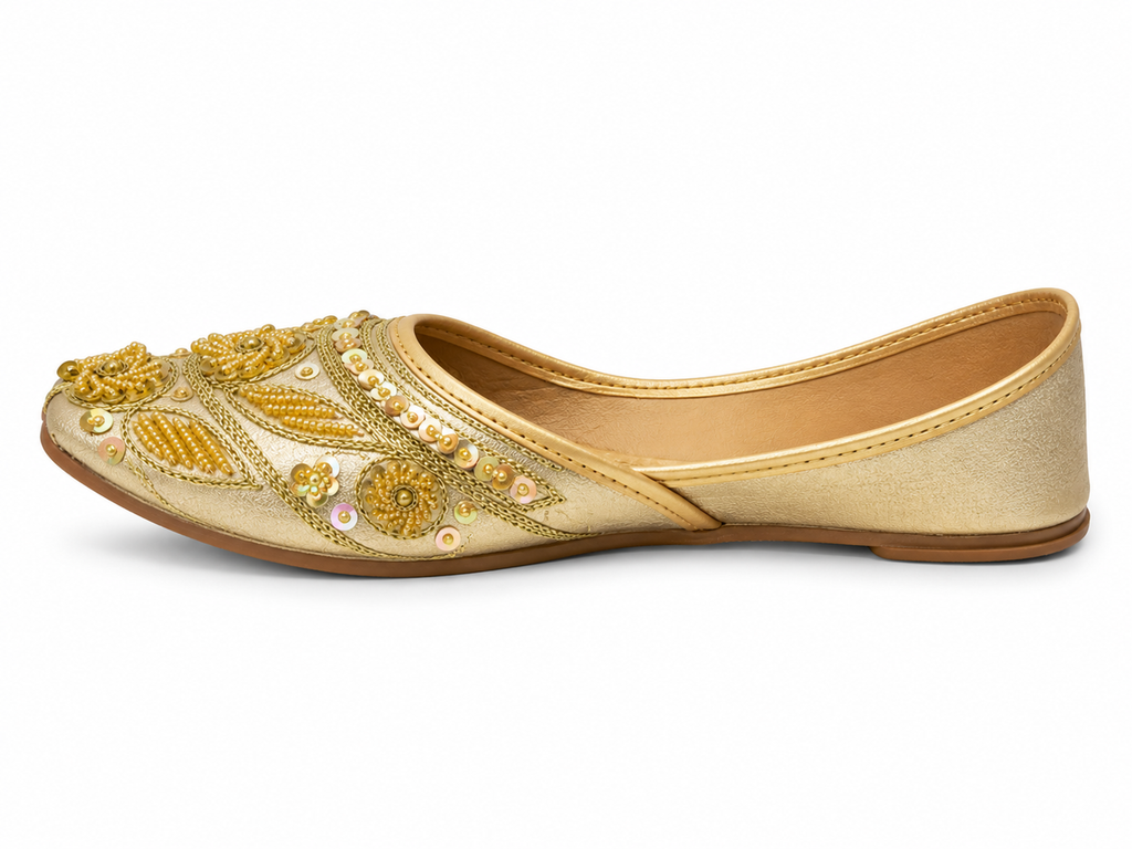 ORNATE GOLD KHUSSAY/FLORAL